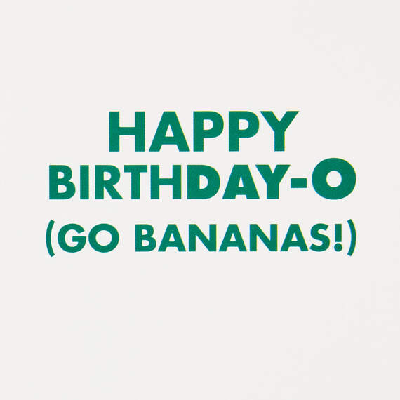 Go Bananas Funny Musical Birthday Card With Motion, , large image number 2