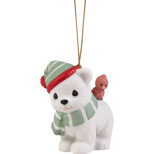 Precious Moments Brrr-y Christmas to You Bear Ornament, 2.4", 