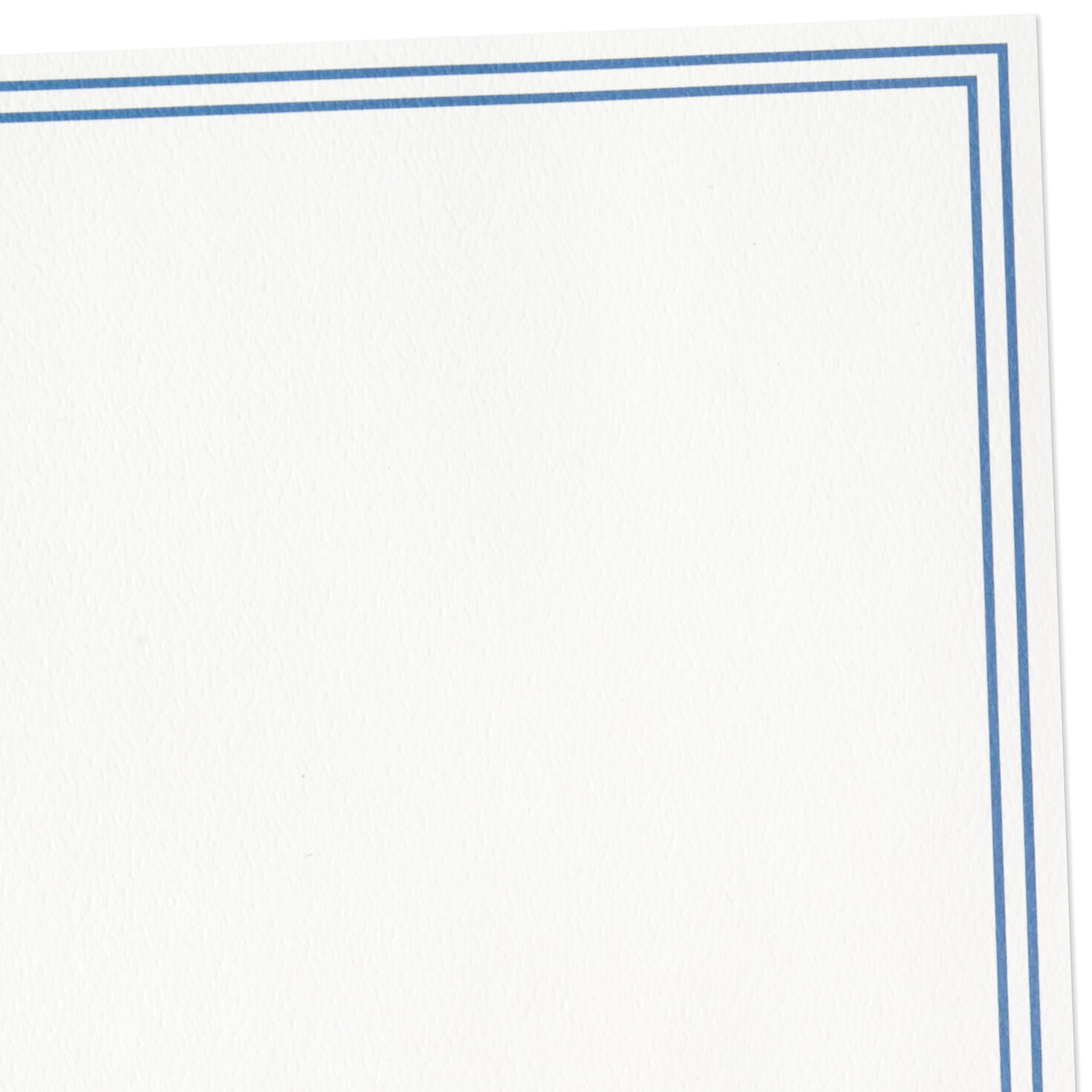 Double Blue Border Stationery Set, Box of 20, , large image number 2