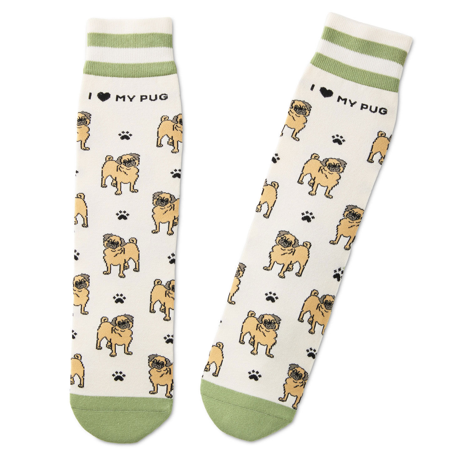 I Love My Pug Crew Socks for only USD 12.99 | Hallmark