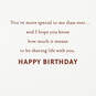 I Love Sharing Life With You Birthday Card, , large image number 3