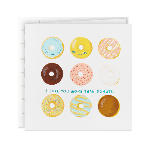 Don't Tell Donuts Love Card, 