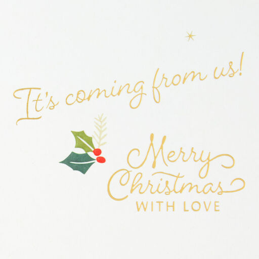 A Little Extra Love Christmas Card From Us, 
