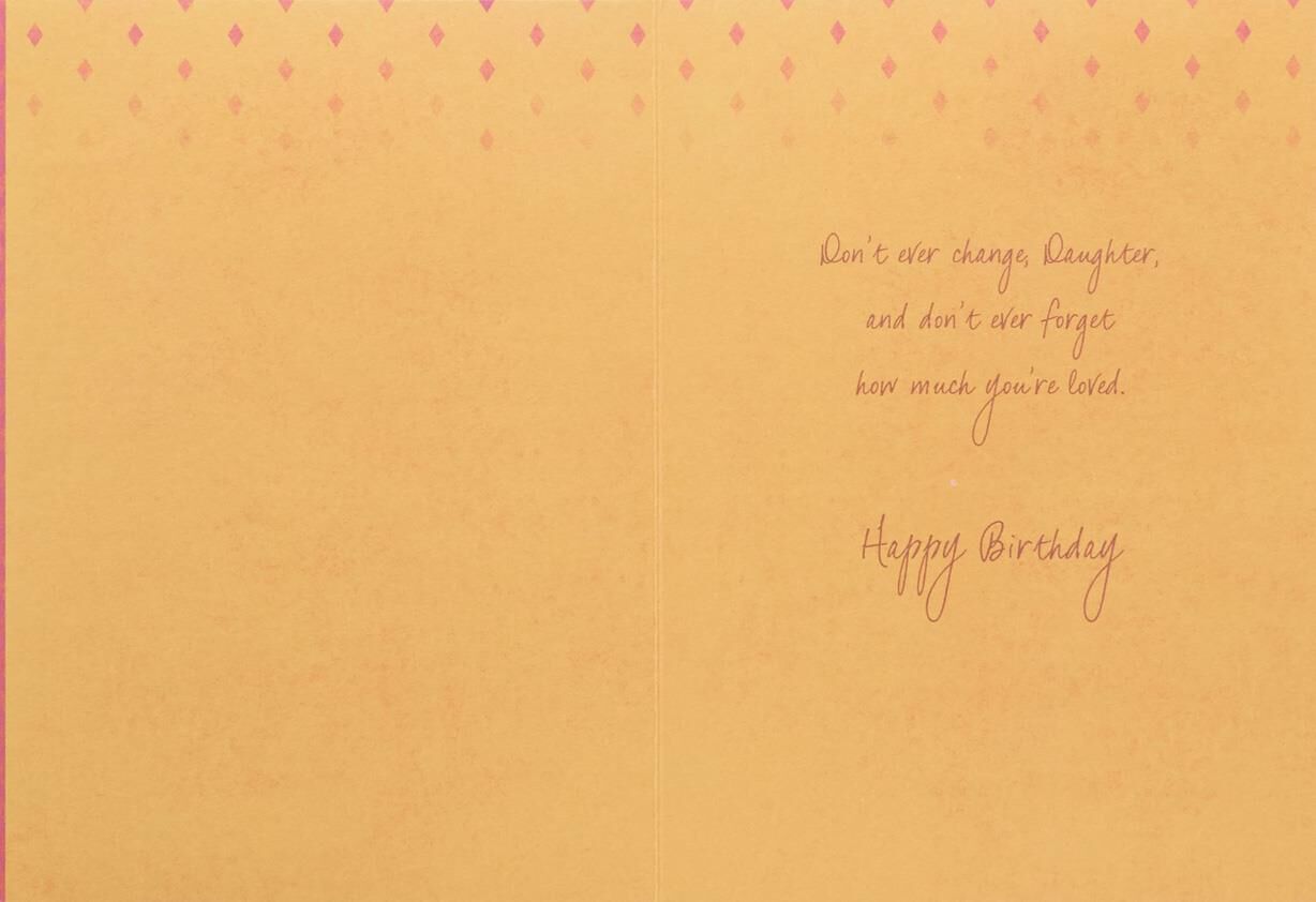 So Loved Birthday Card for Daughter With Sign