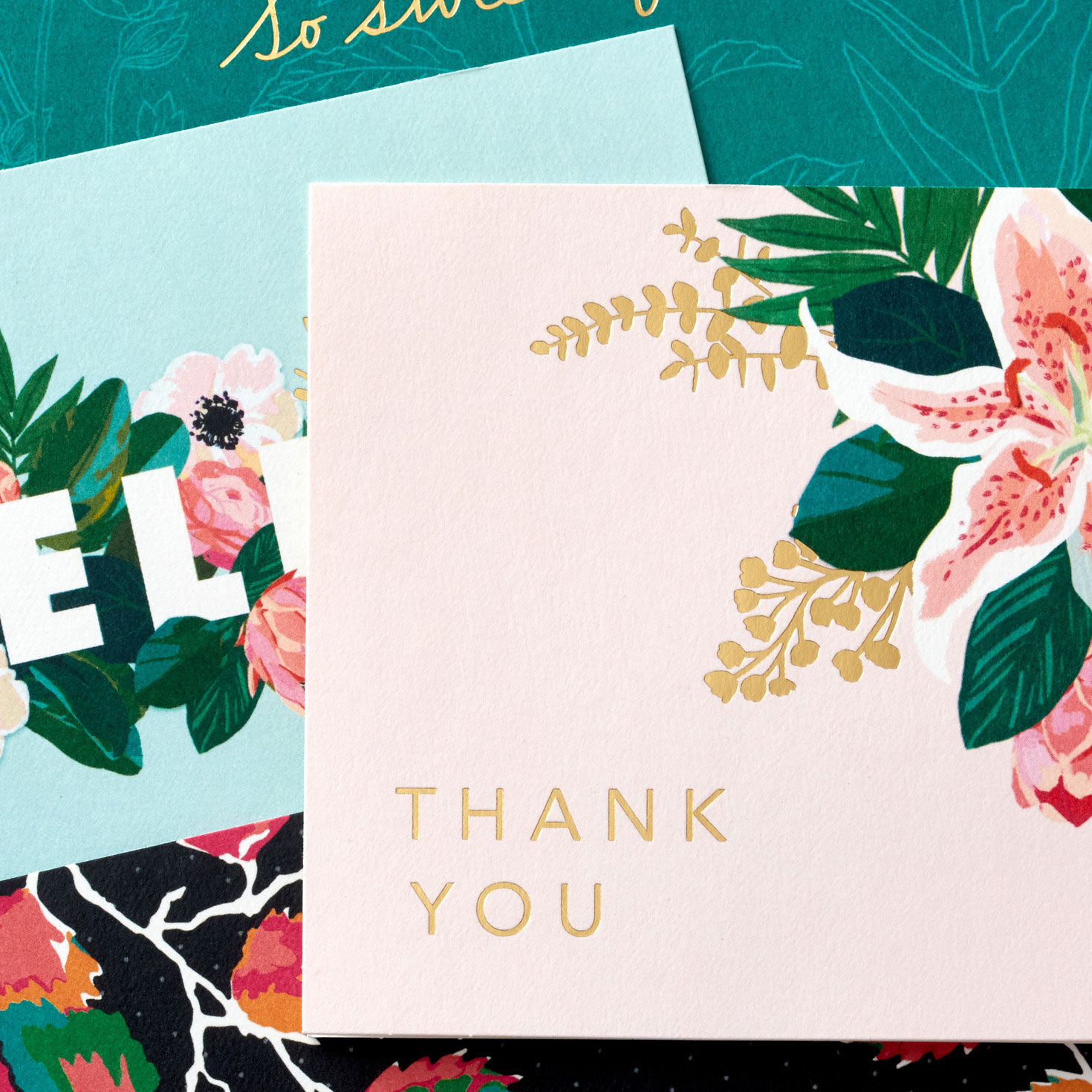 Thoughtful Florals Boxed Blank Notes Assortment, Pack of 40, , large image number 3