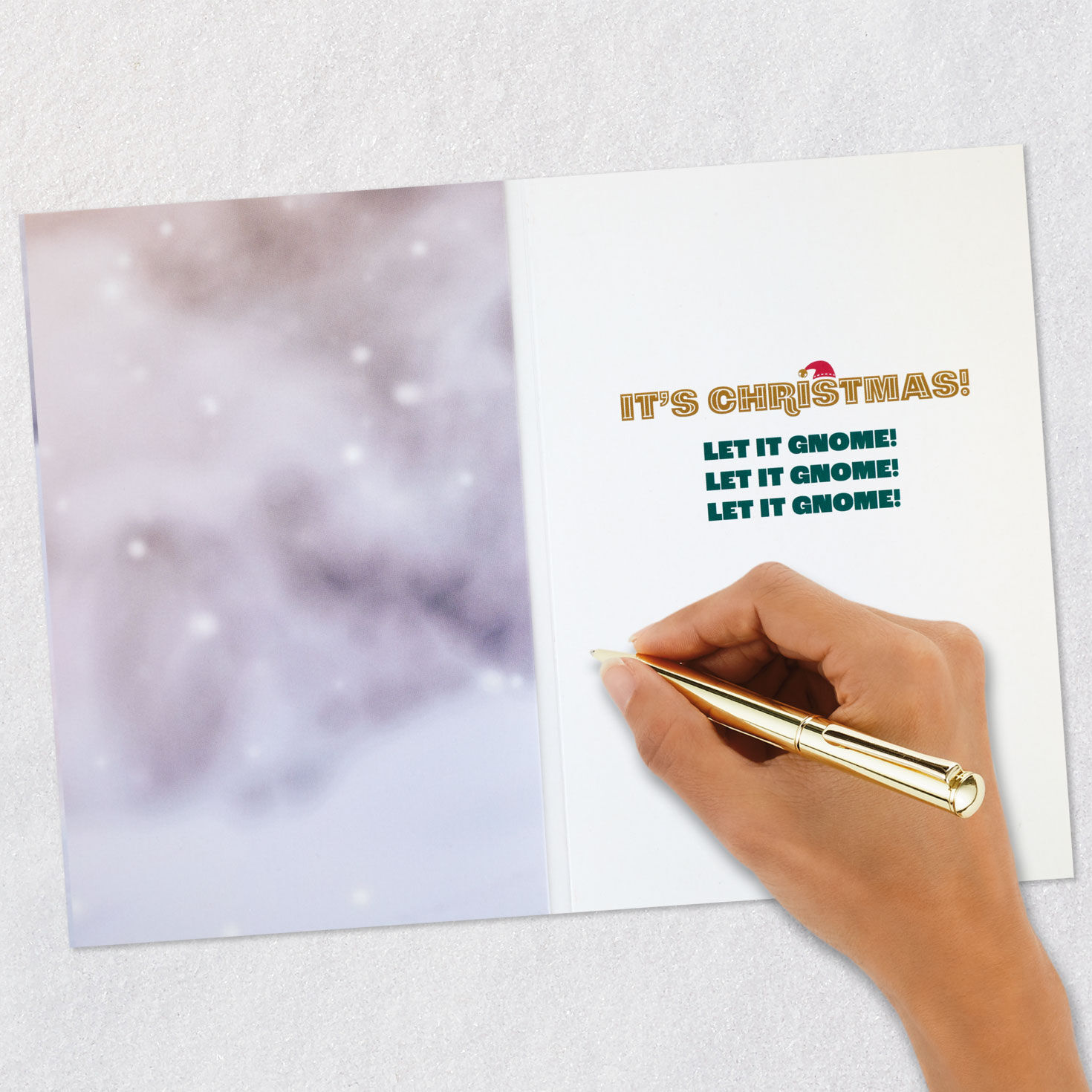 Let It Gnome Funny Musical Christmas Card With Light for only USD 10.59 | Hallmark