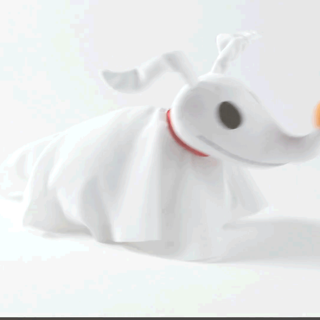 Nightmare Before Christmas Zero Light-Up Musical Dancing Plush  image number 2