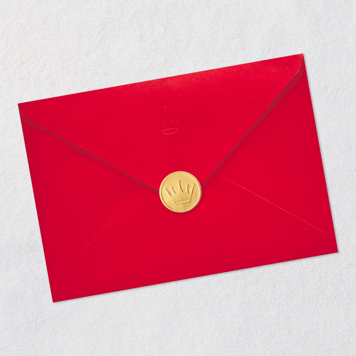 Dog and Cardinal Brother-in-Law Christmas Card Envelope Back with Seal image number 8