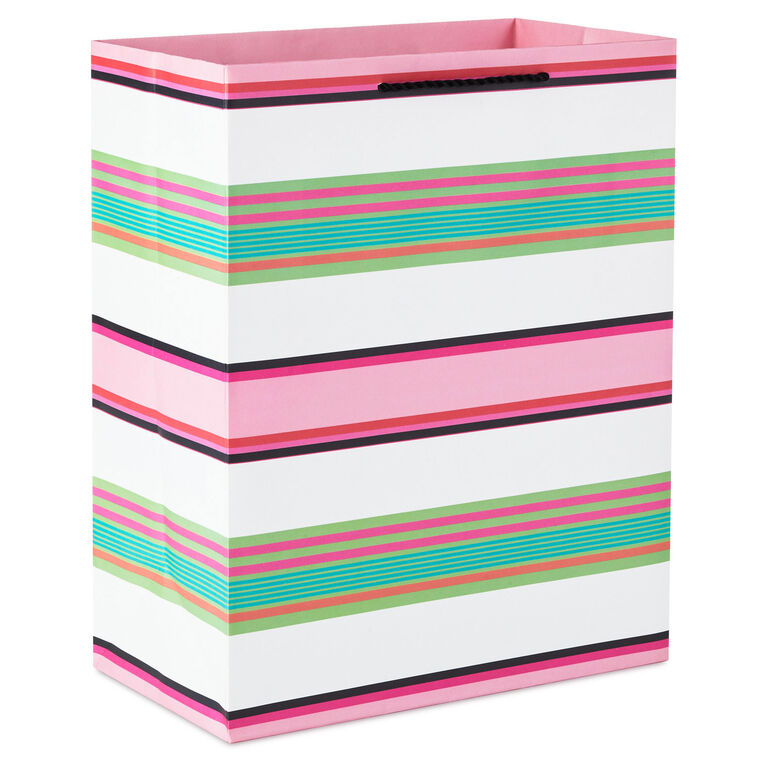 13" Modern Stripes Large Gift Bag
