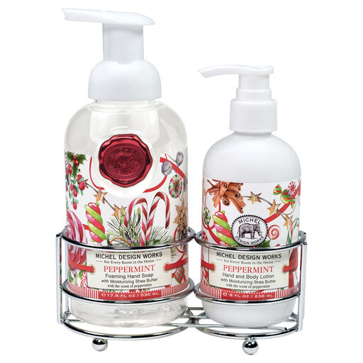 Peppermint Scented Hand Care Caddy Set, 