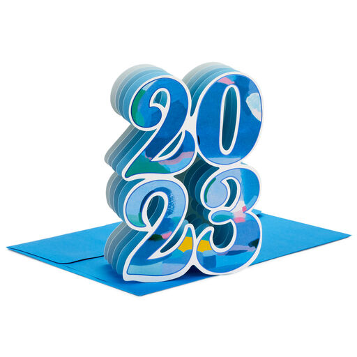 Look Out World 3D Pop-up 2023 Graduation Card, 