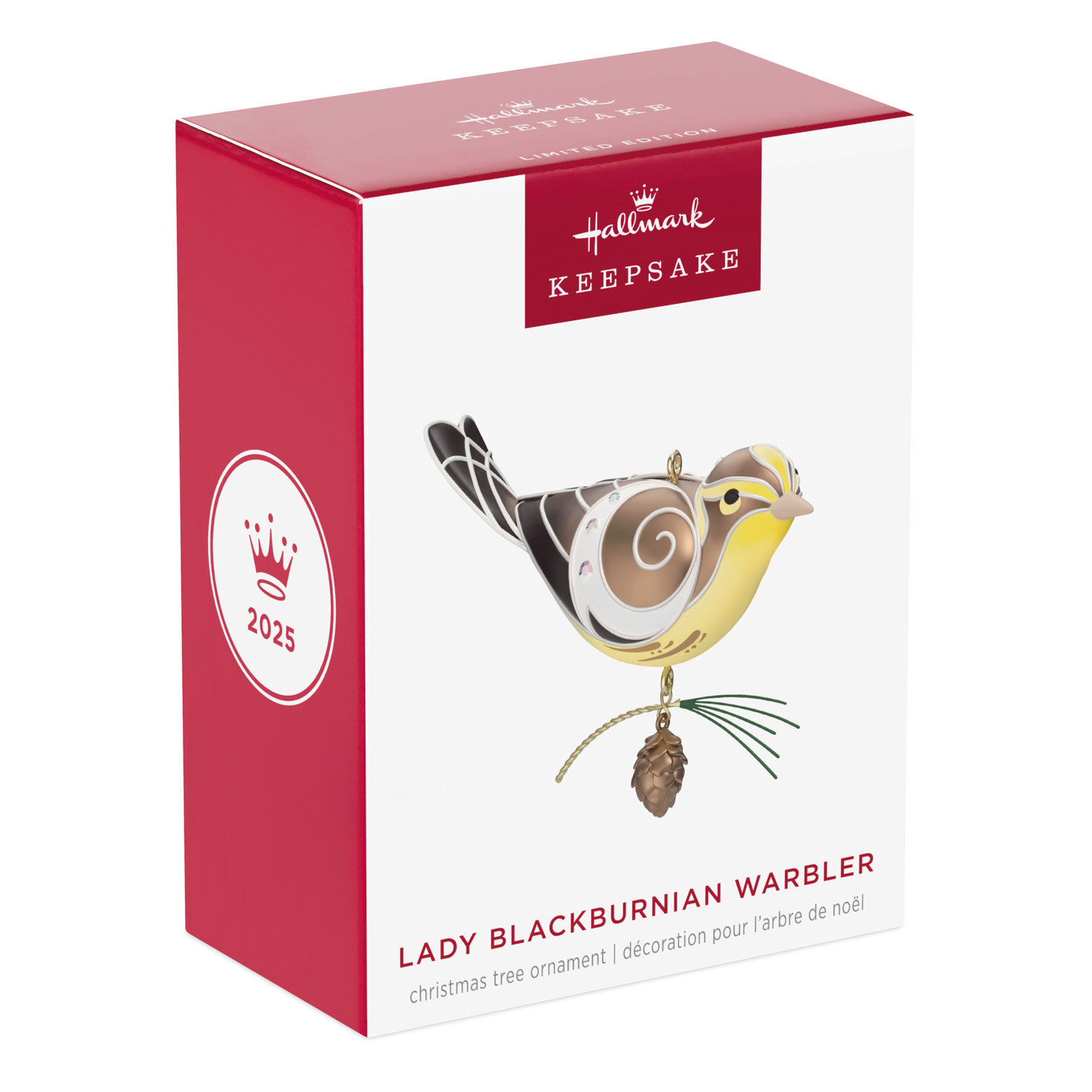 Brown and Yellow Bird Keepsake Ornament package front image number 7