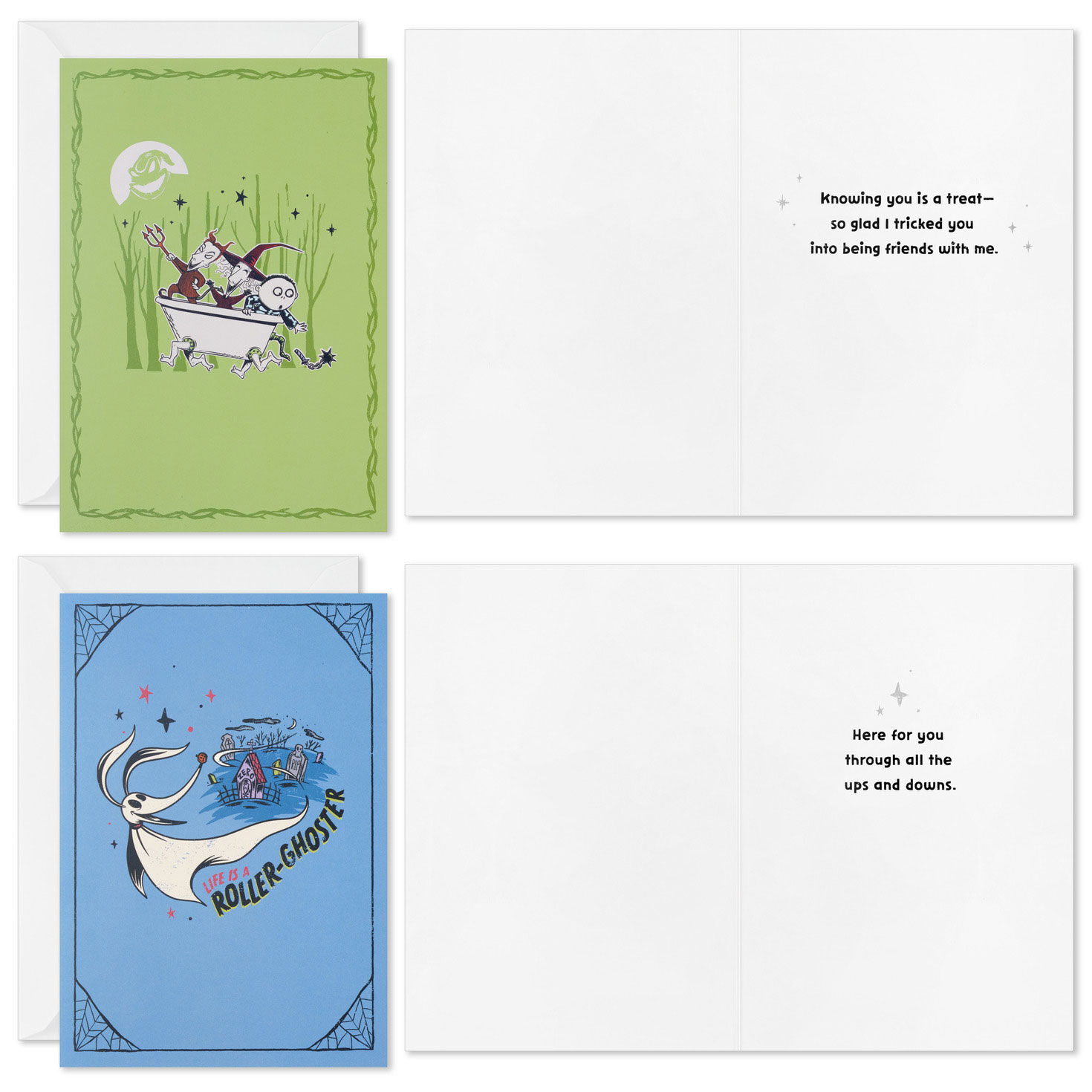 Nightmare Before Christmas All-Occasion Cards Card Front with Sentiment image number 3