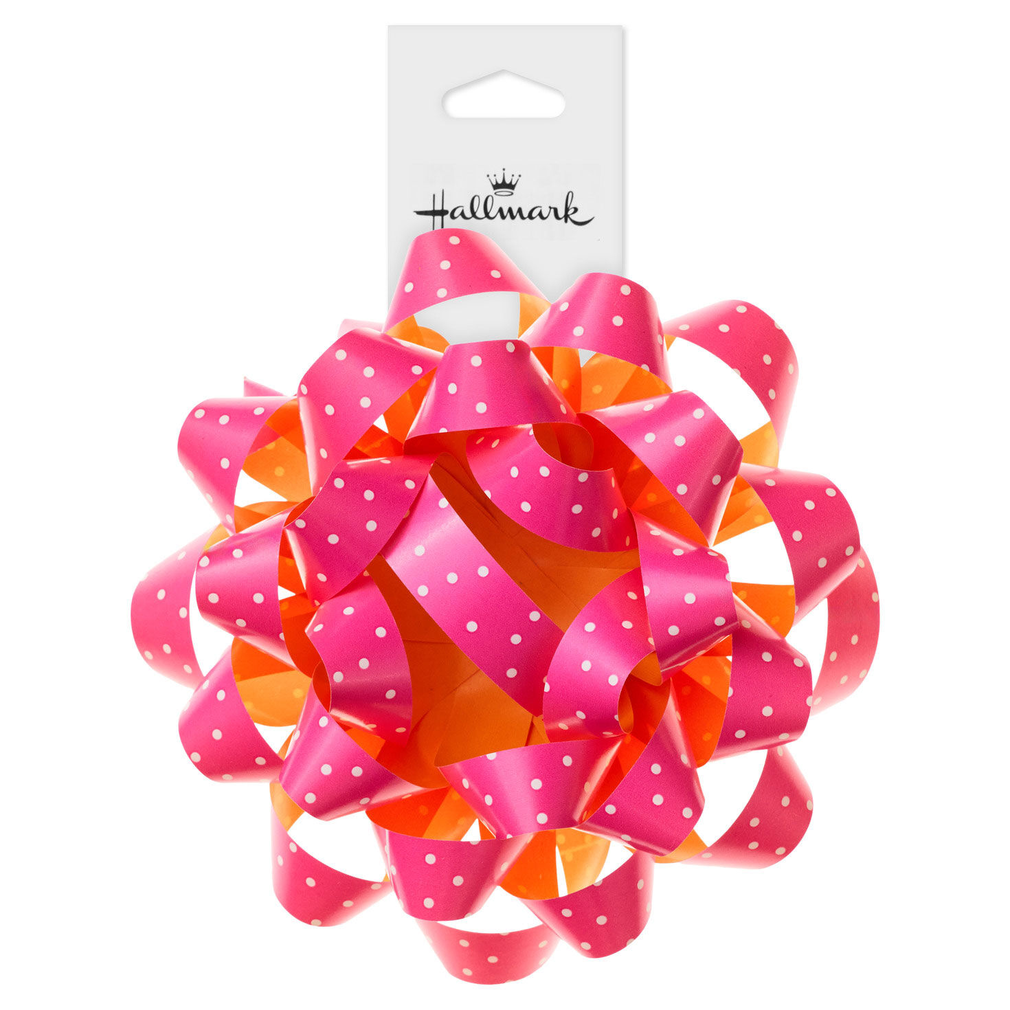 Pink With Dots and Orange on Reverse Gift Bow package front image number 5