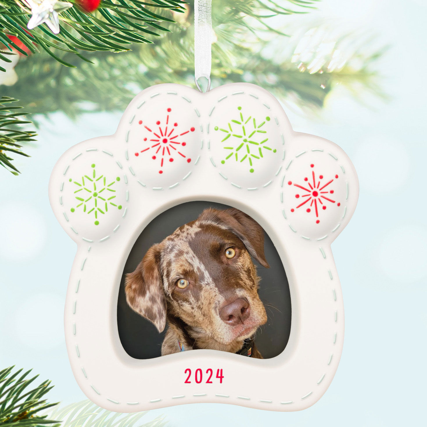 Hallmark dog ornaments top