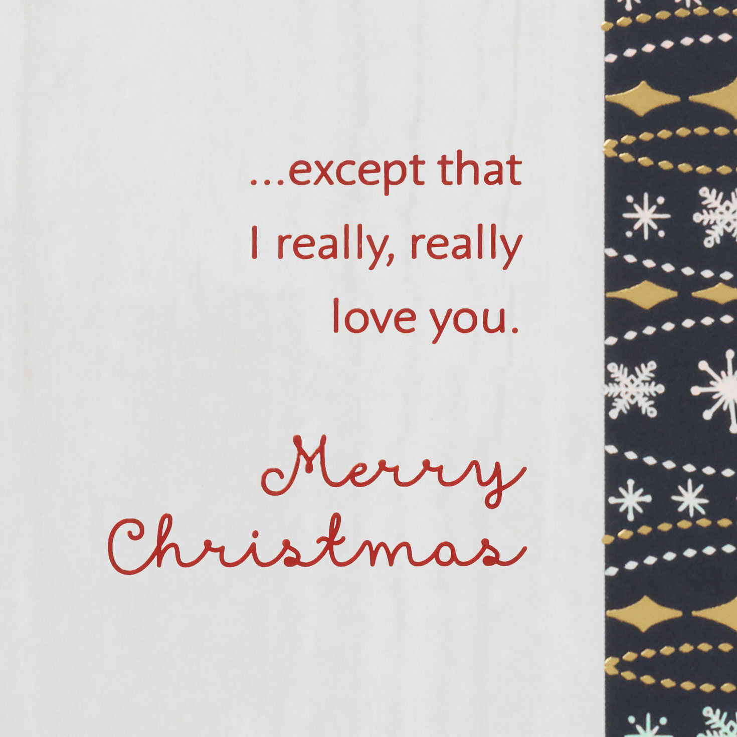Two Cardinals on Tree Christmas Card for Wife Sentiment image number 2