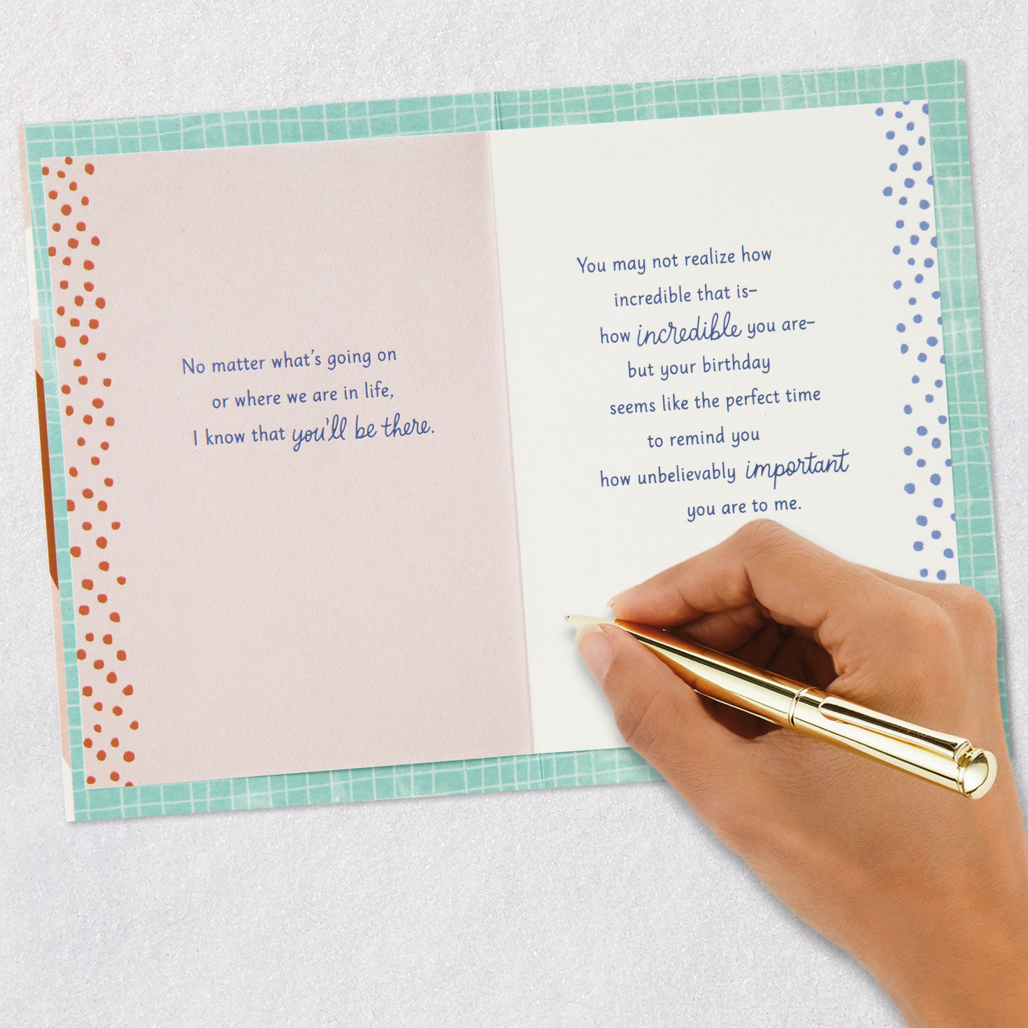 You're Always There Birthday Card for only USD 5.99 | Hallmark