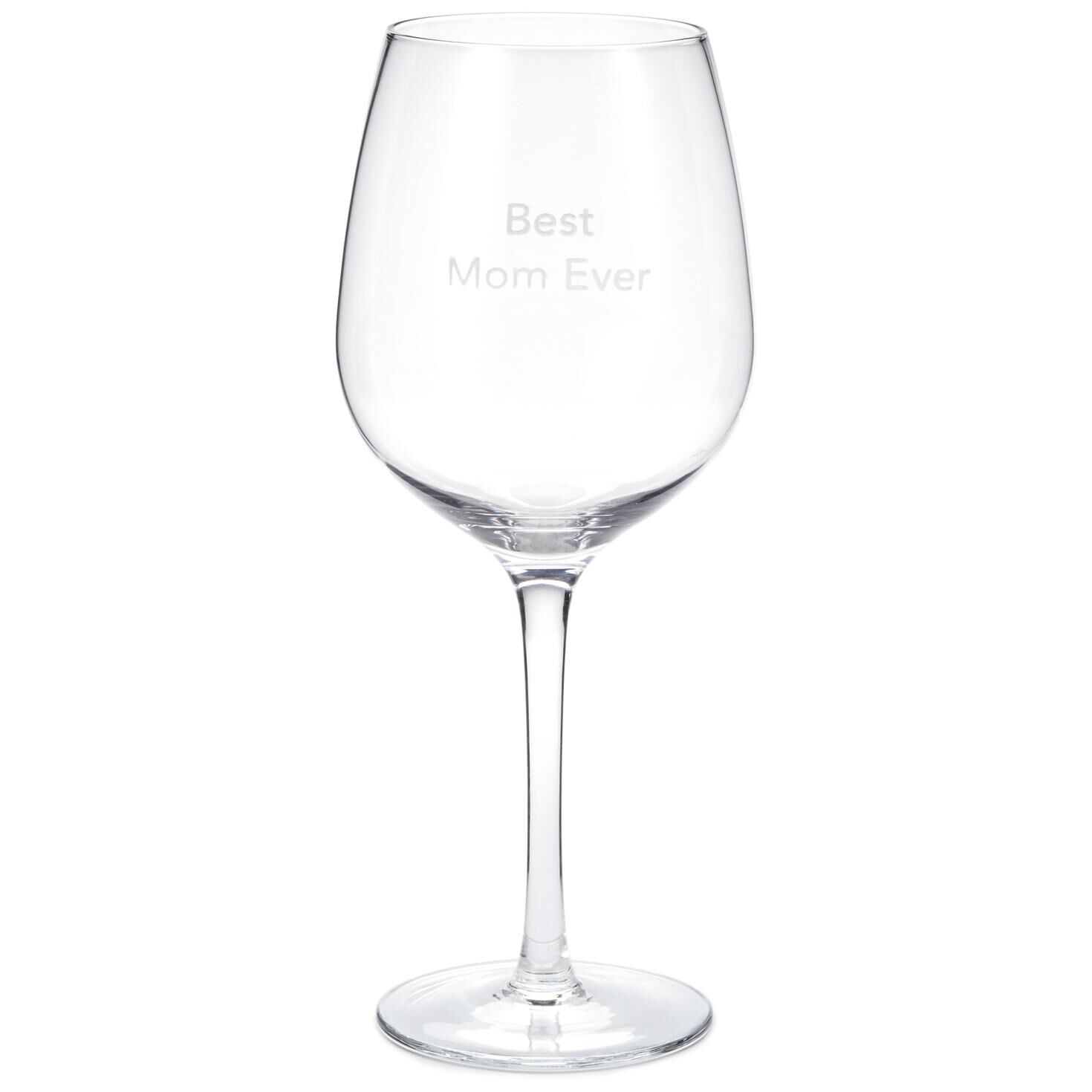 best mum ever wine glass