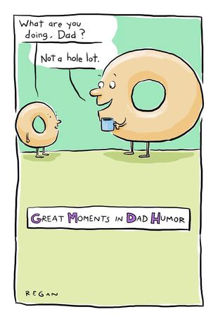 Brain Bounce Funny Cartoon Humor Cartoon Humor Fathers Day Humor