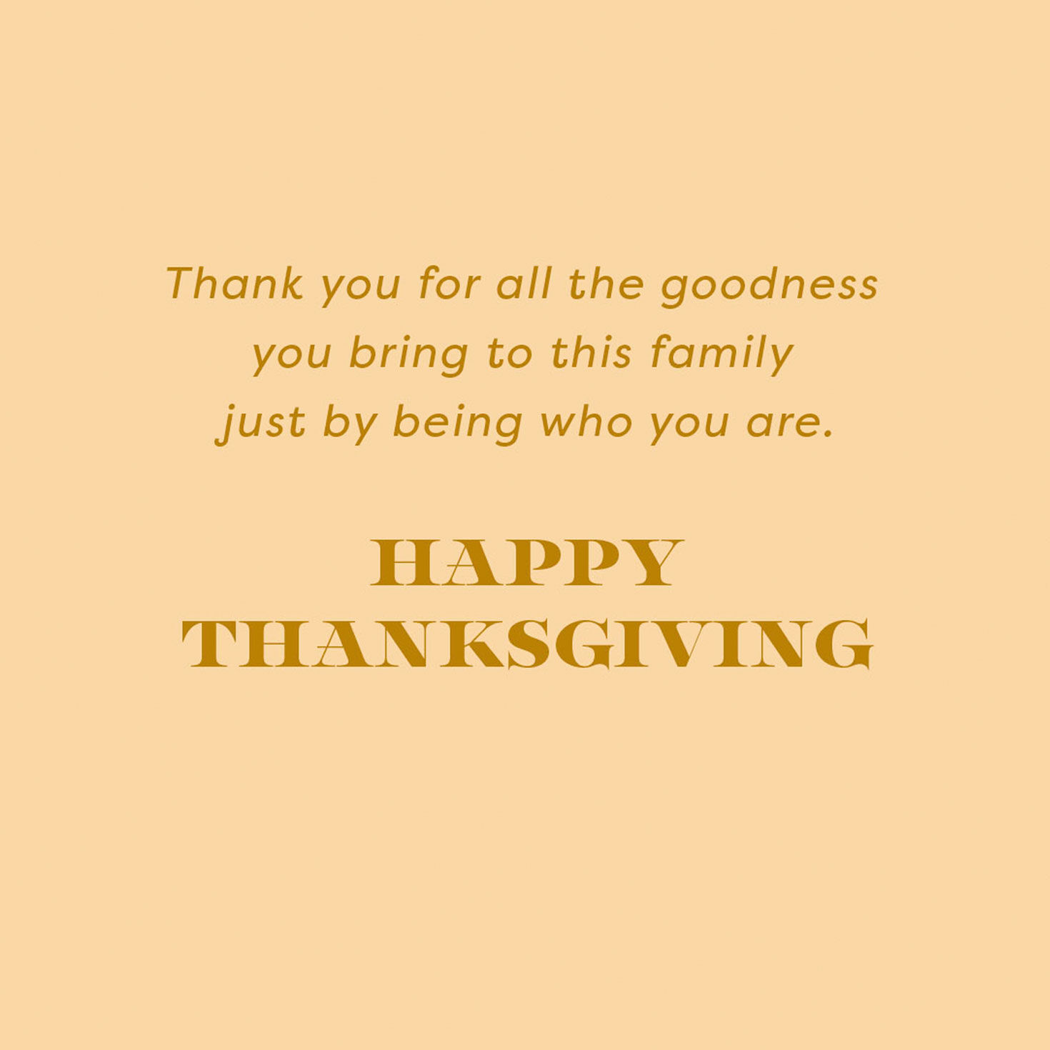 Gold Oak Leaf Thanksgiving Card for Son Sentiment image number 2