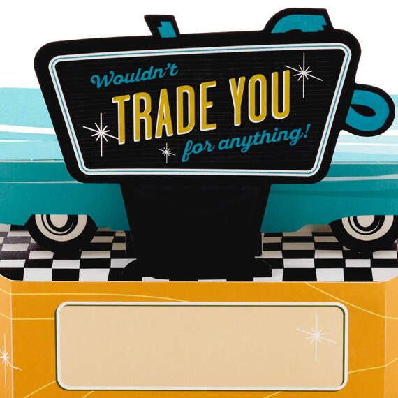 You're a True Classic Vintage Car 3D Pop-Up Father's Day Card for Dad, , large image number 3