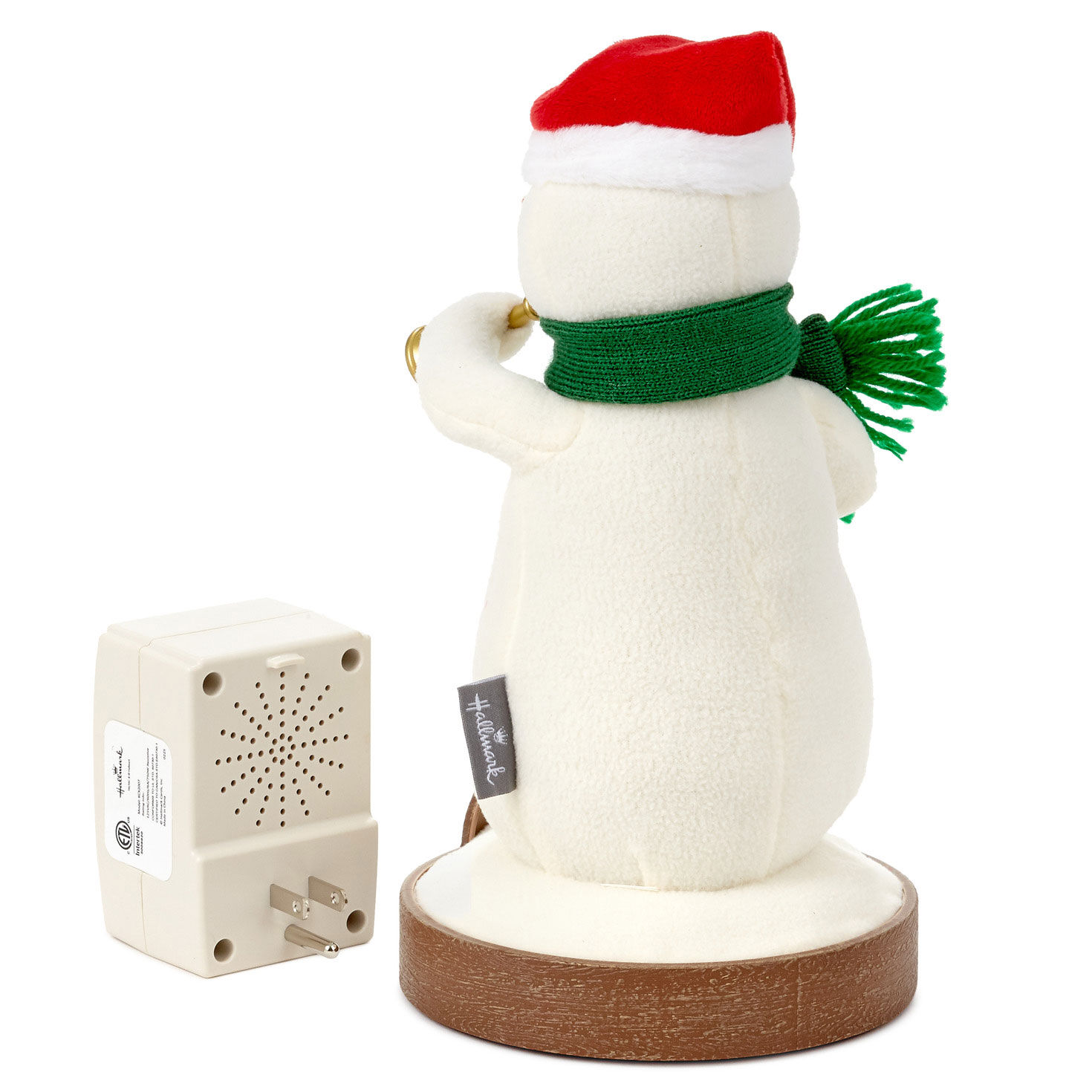 Musical Snowman Christmas Tree-Lighting Plush back image number 3