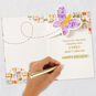 Purple Butterfly First Birthday Card for Kid Signing card image number 6