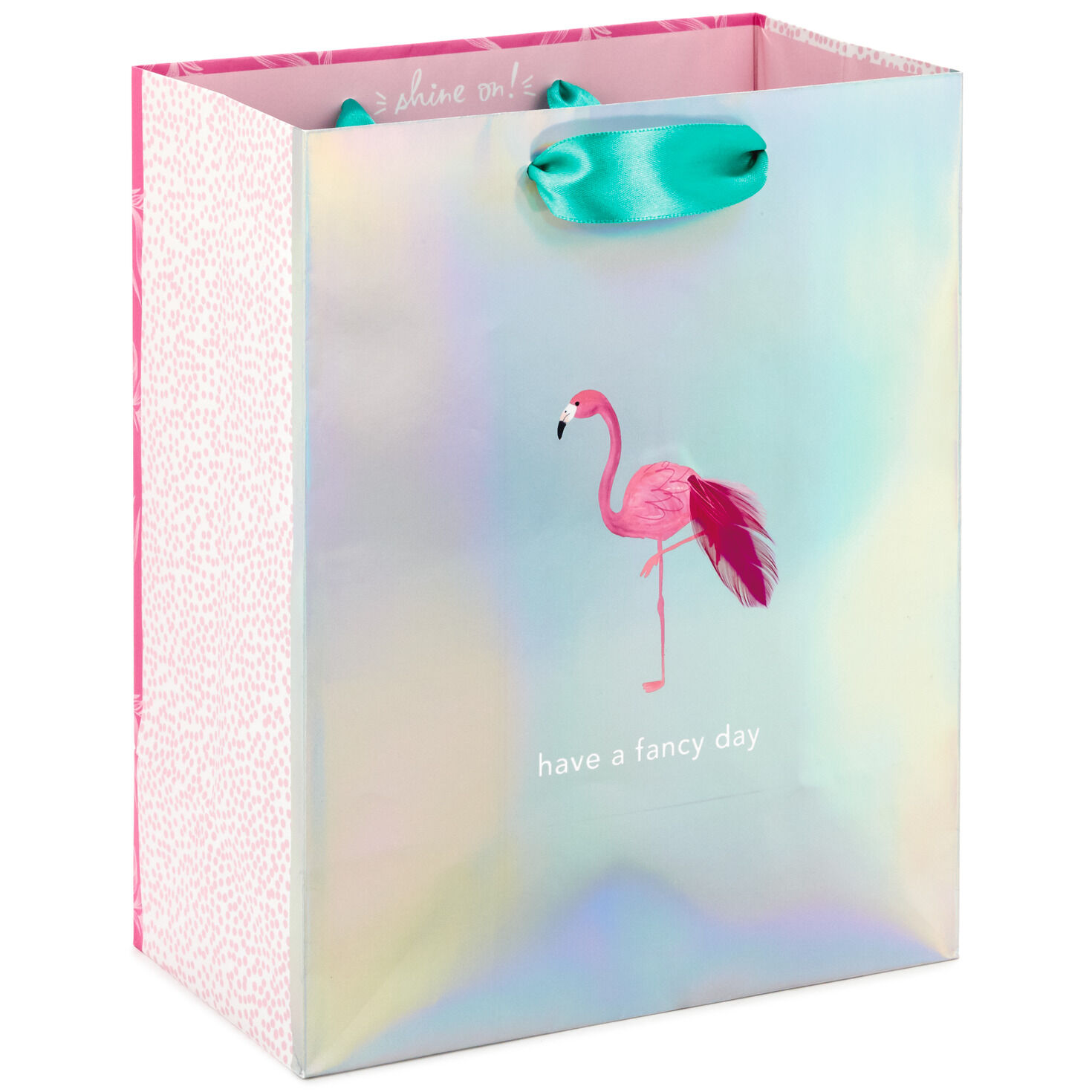 Flamingo christmas gift bag best sale