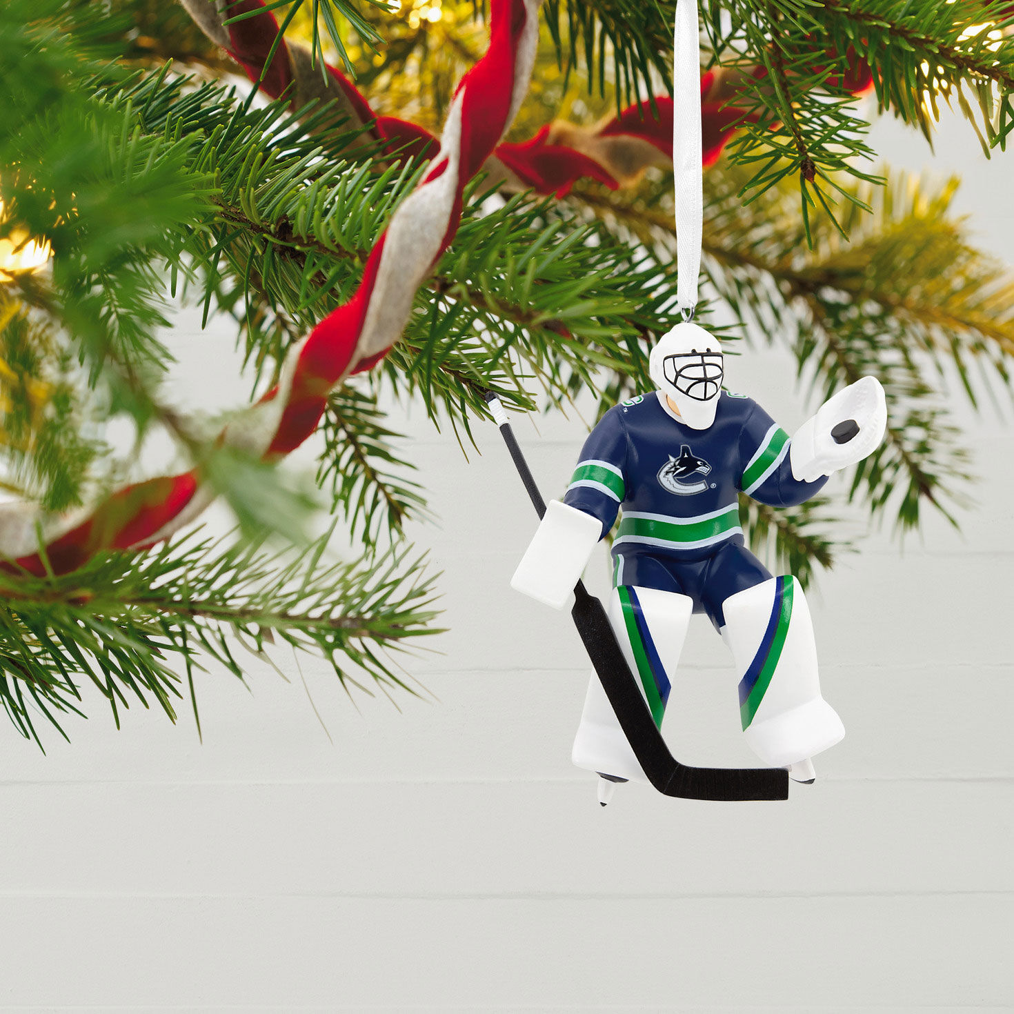 NHL Vancouver Canucks&reg; Goalie Hallmark Ornament, , large image number 2