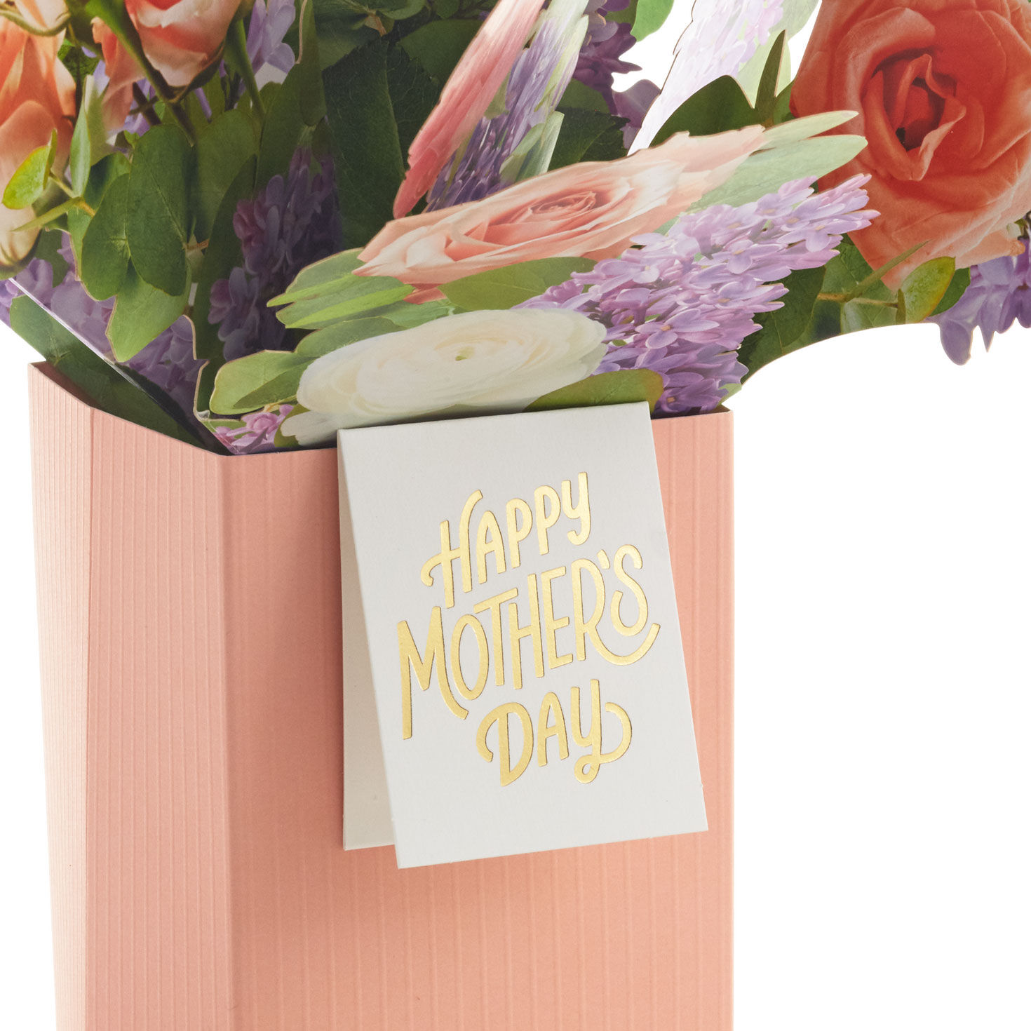 Flowers in Vase Pop-Up Mother's Day Card  image number 3