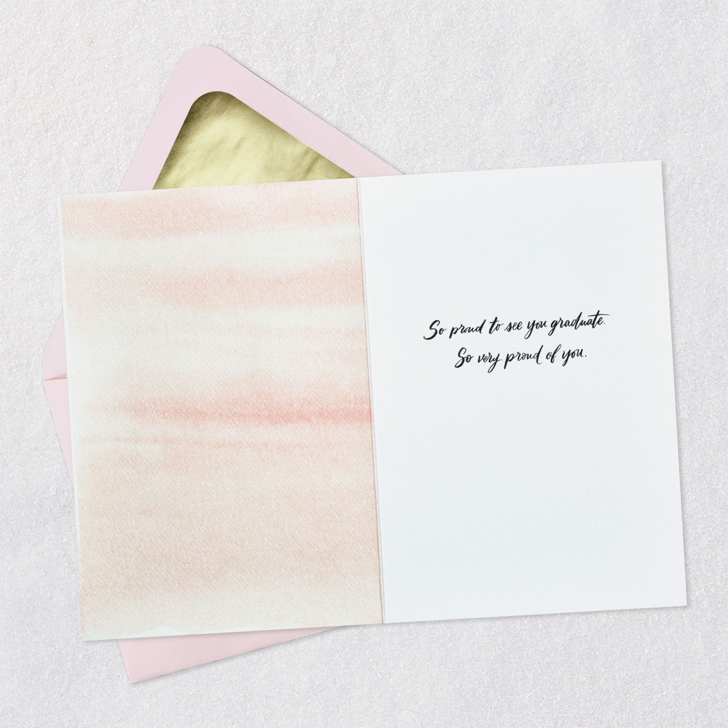 Girl In Gown Throwing Cap Graduation Card for Her  image number 3