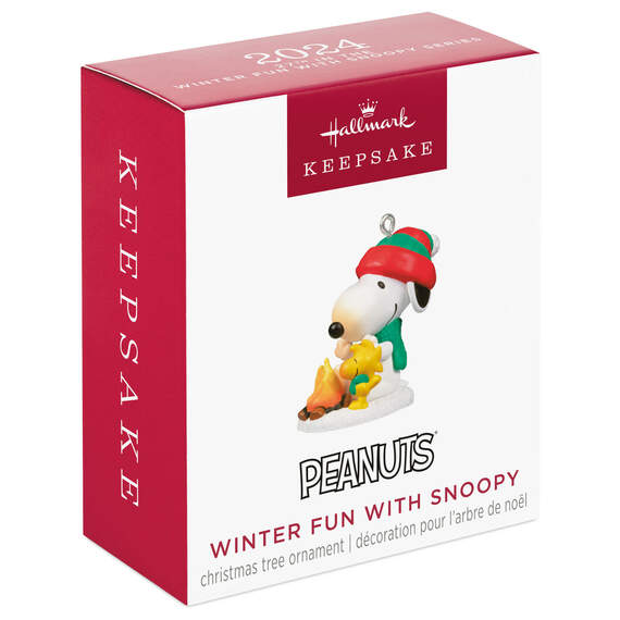 Mini Peanuts® Winter Fun With Snoopy Ornament, 1.02", , large image number 7