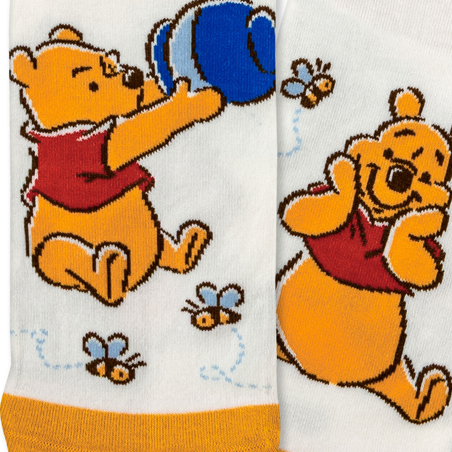 Disney Winnie the Pooh Novelty Crew Socks upclose view image number 3
