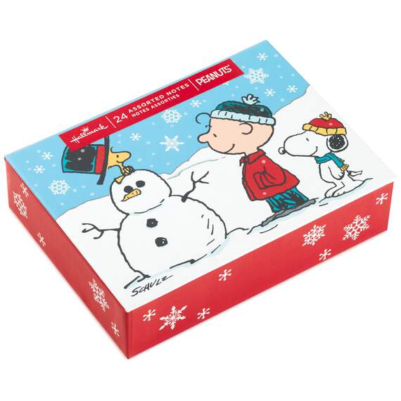 Peanuts® Assorted Christmas Note Cards, Box of 24, , large image number 1