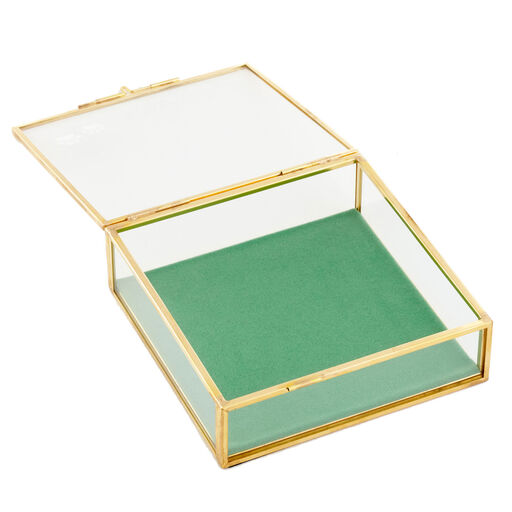The Love of a Friend Glass Pet Memory Box, 5x5, 