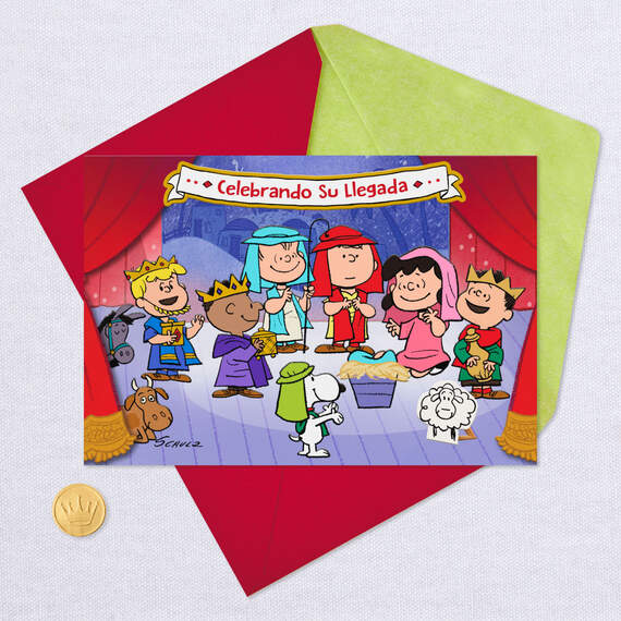 Peanuts® Nativity Scene Spanish-Language Three Kings Day Card, , large image number 5