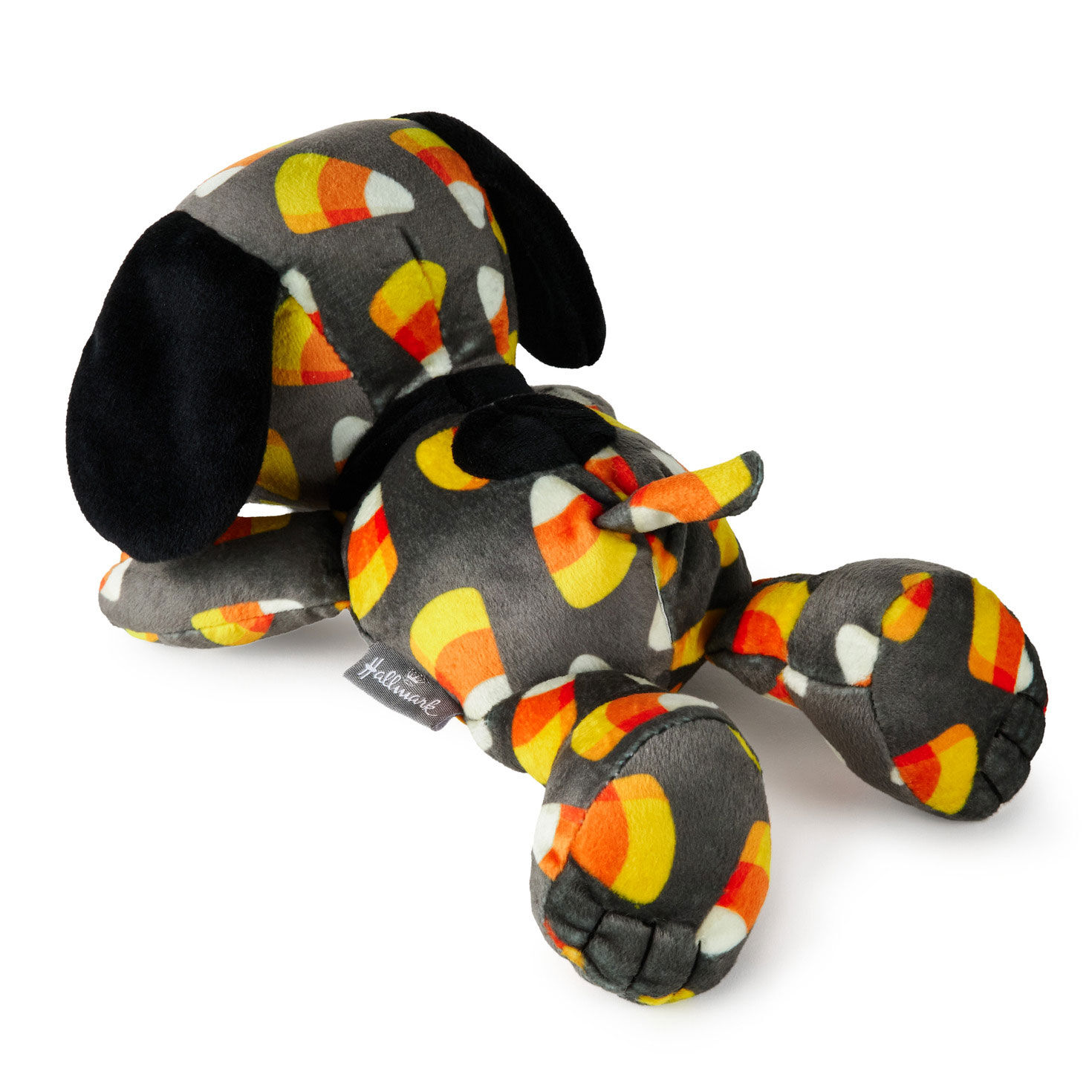 Candy Corns on Gray Snoopy Floppy Plush Back image number 2