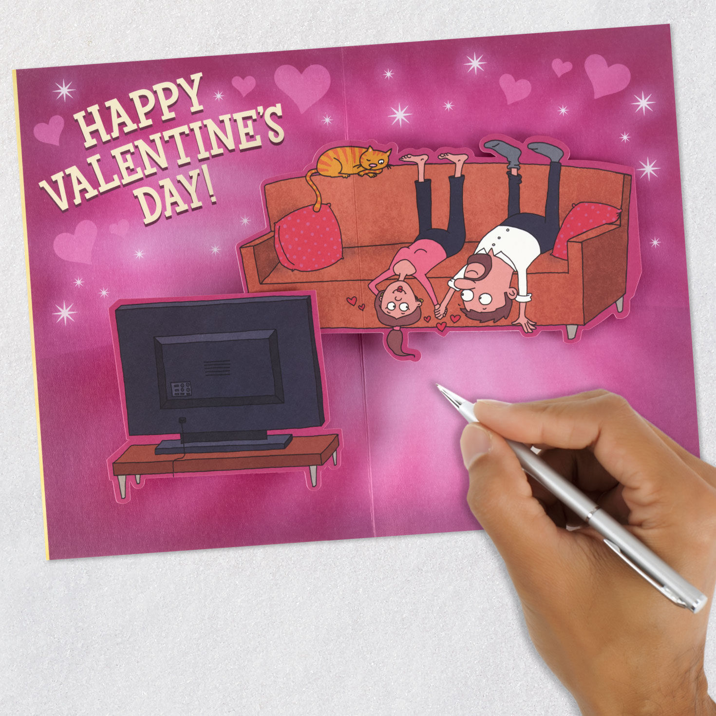 Let's Try a New Position Funny Pop-Up Valentine's Day Card for only USD 6.99 | Hallmark