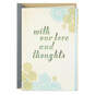 With Our Love and Thoughts Sympathy Card, , large image number 1