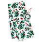 26" Greenery and Berries Christmas Fabric Gift Wrap With Twine and Tag, , large image number 3