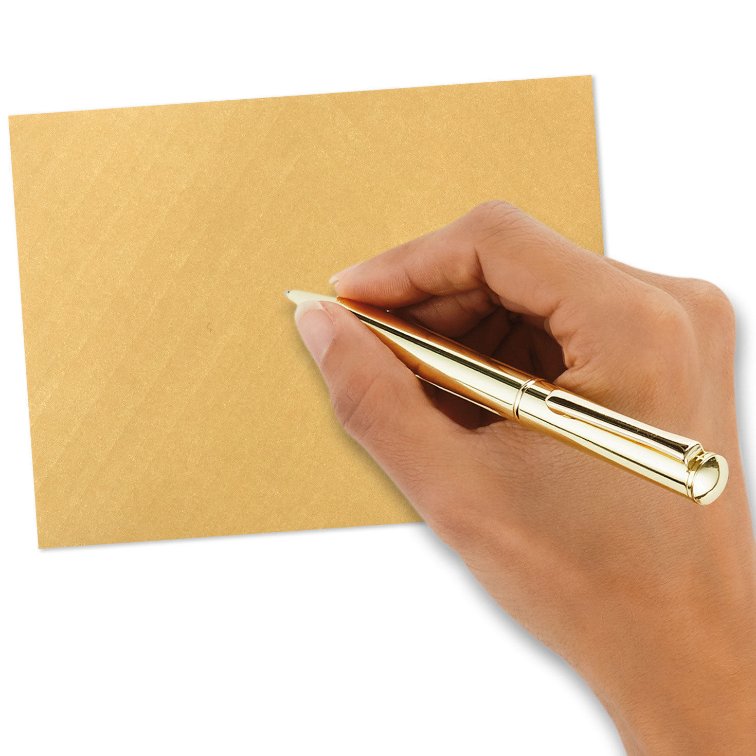 Gold Metallic Ink Envelopes Pack signing card image number 5
