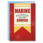 U.S. Marine Corp Grateful for Your Service Veterans Day Card, , large image number 1