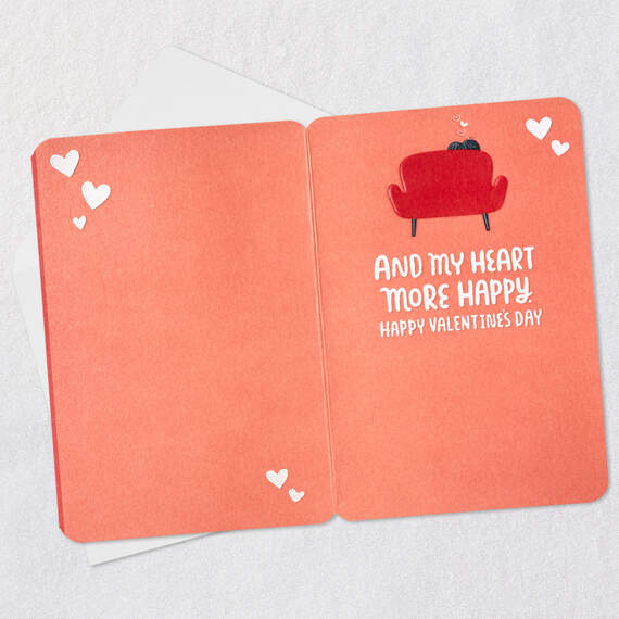 You Make Life More Comfy Romantic Valentine's Day Card, , large image number 3