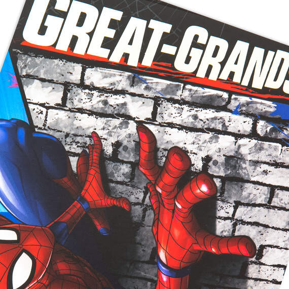 Marvel Spider-Man Fun and Adventure Birthday Card for Great-Grandson, , large image number 4