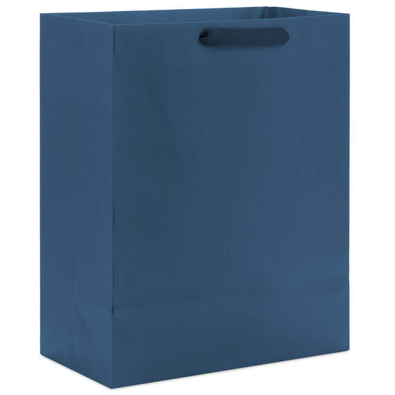 13" Navy Blue Large Gift Bag, Navy, large image number 6