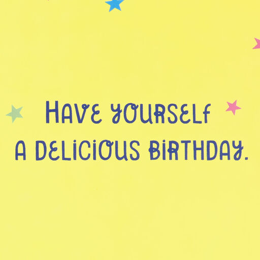 Sprinkles Donut Birthday Card With Sound and Light, 