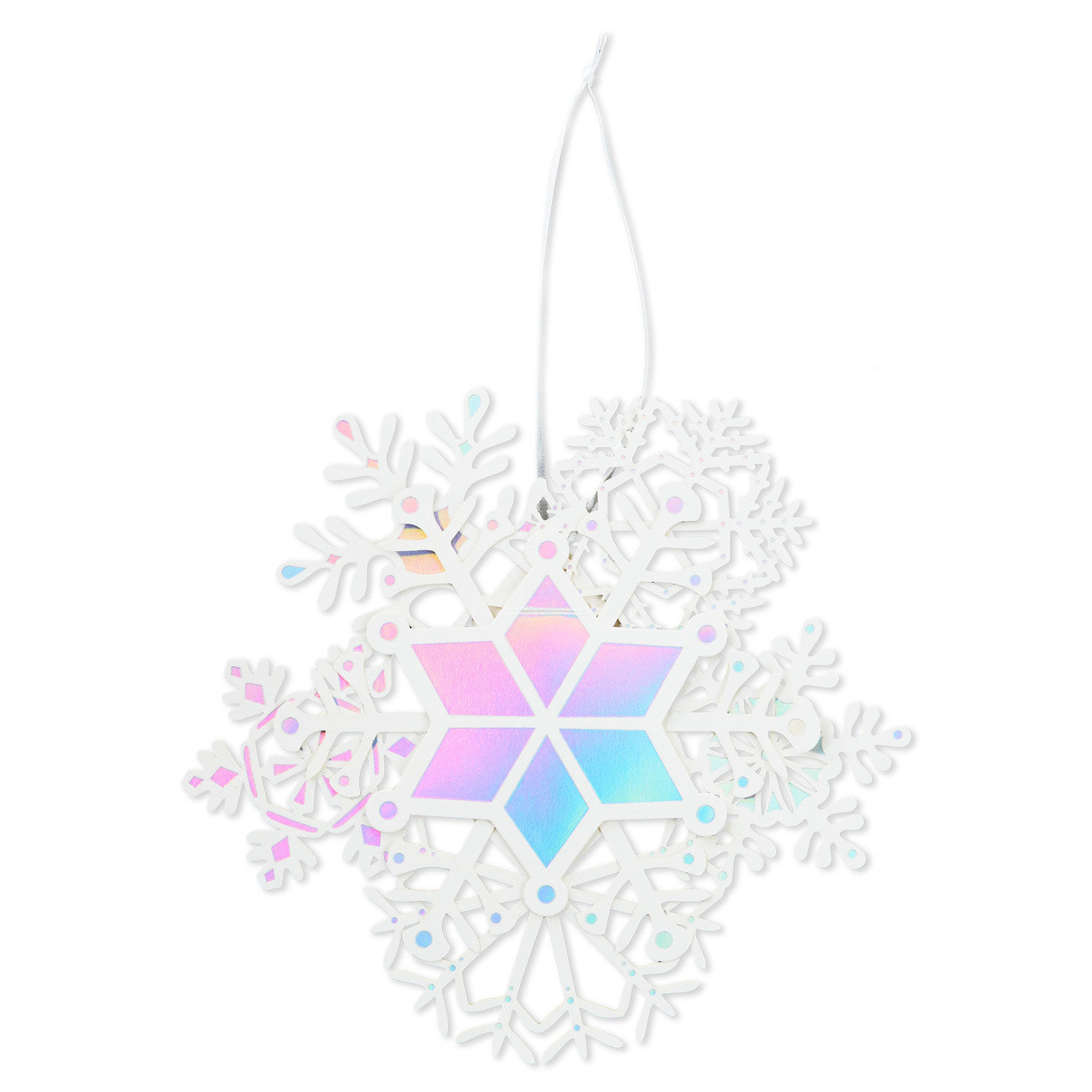 Die-cut Snowflakes Holiday Gift Wrap Accessory as ornament image number 7