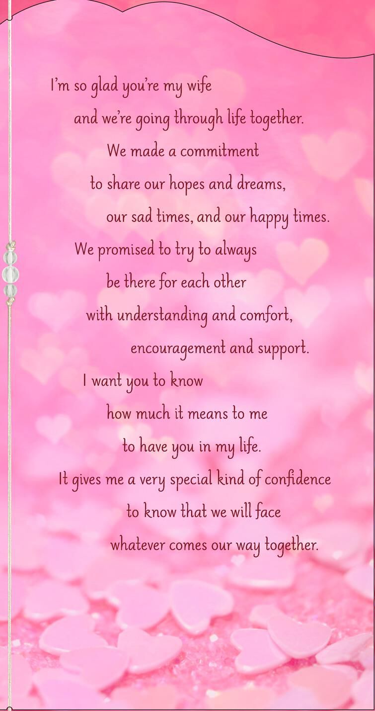 Together Forever Valentine's Day Card for Wife