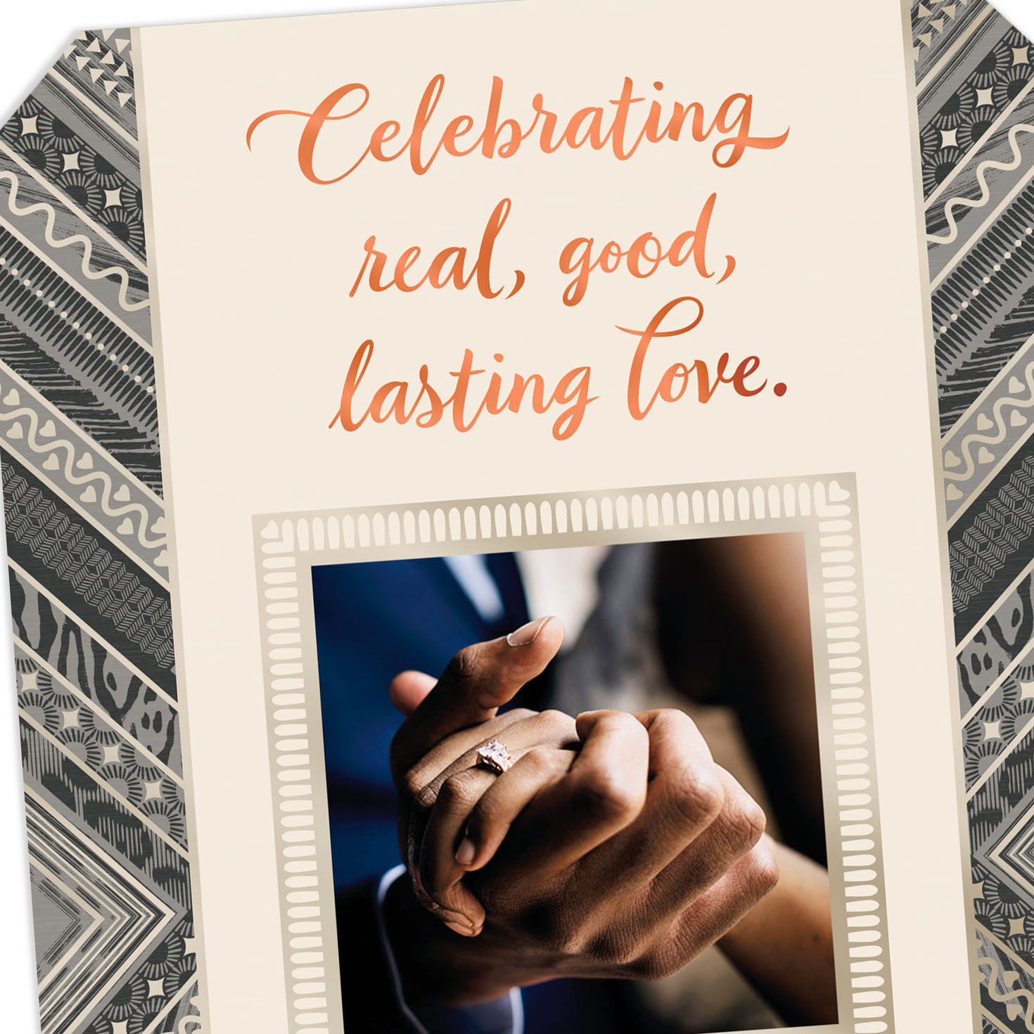 Black Love Manifested Anniversary Card, , large image number 4