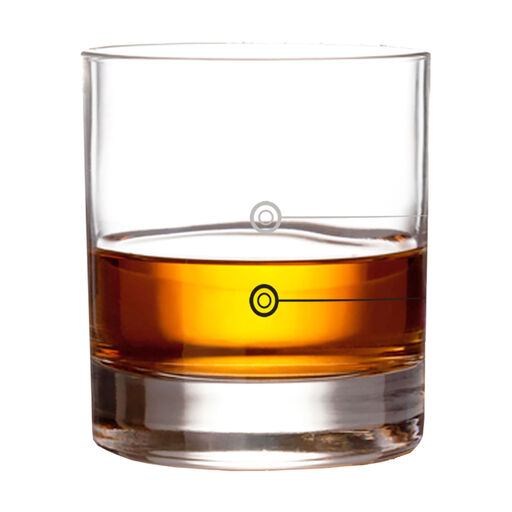 Man Cave Man Down Rocks Glass, 10 oz., 
